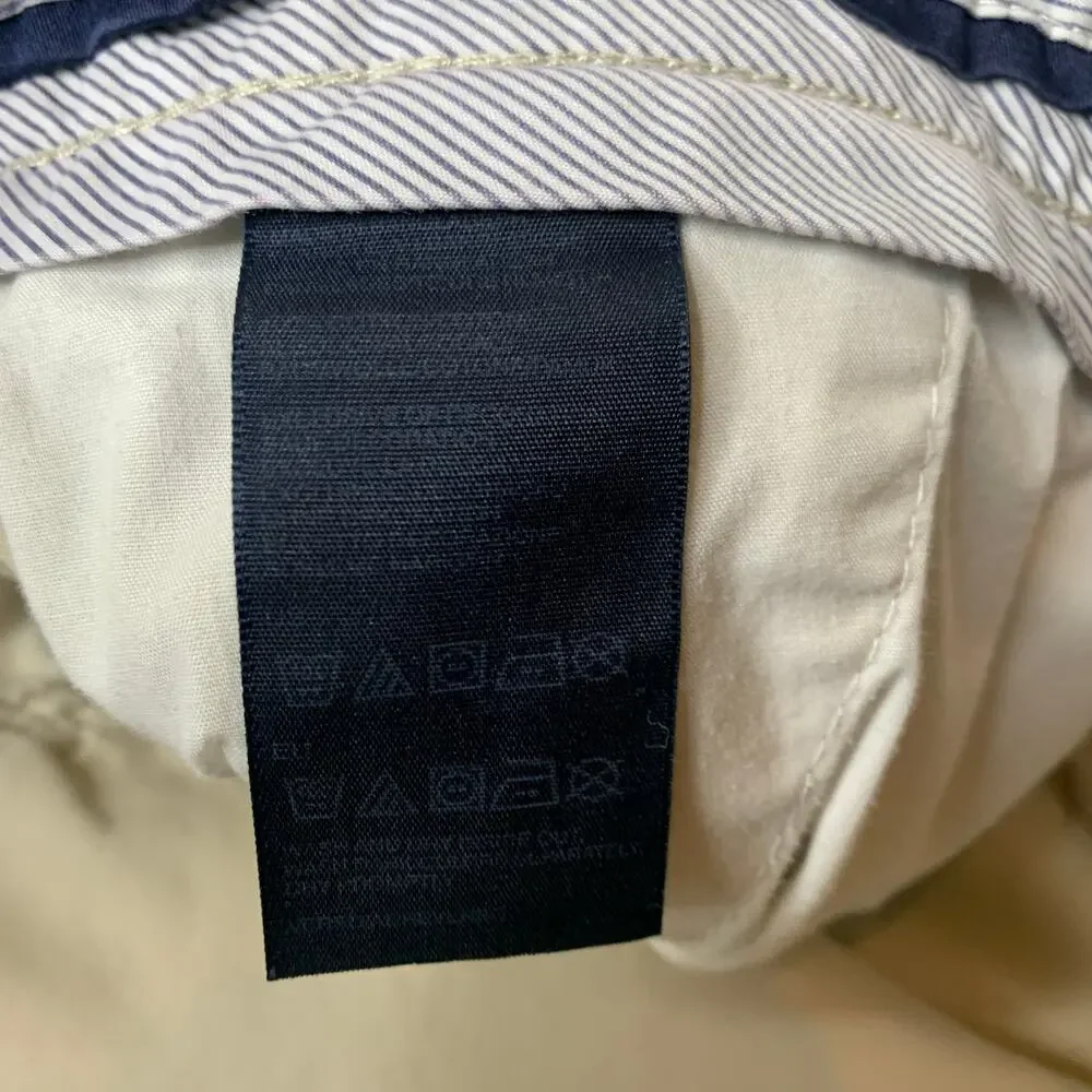 Tommy Hilfiger Beige Chino Shorts Sz 40 Grunge